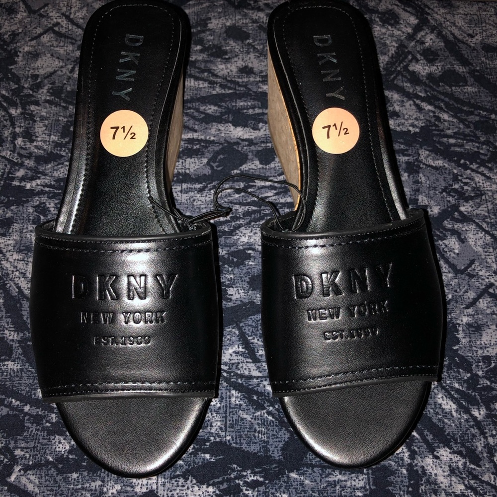 DKNY SANDALS WEDGES SIZES 7.5, 8,5, & 10